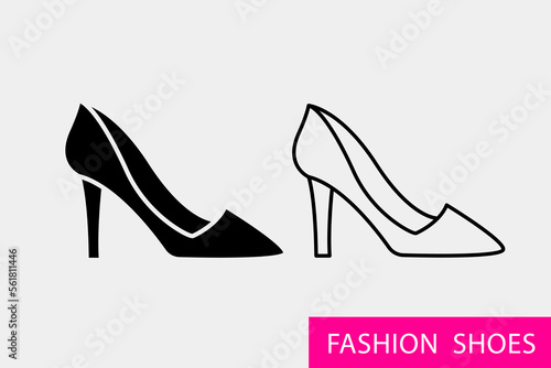 Shoes Pair boutique logo sign