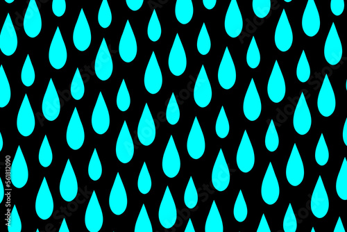 Abstract vector background with raindrops	