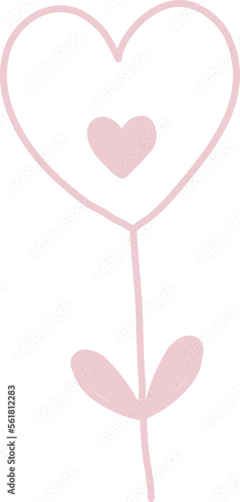 Heart Love Valentine illustration
