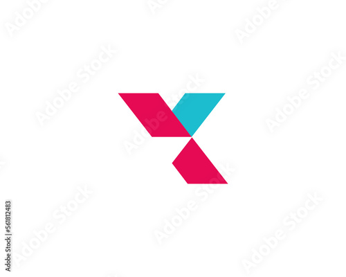 Letter X logo icon design template elements