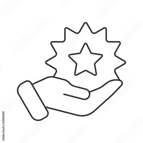 Branding vector icon. Line sign for mobile concept and web design. Symbol, logo illustration. Vector graphics
