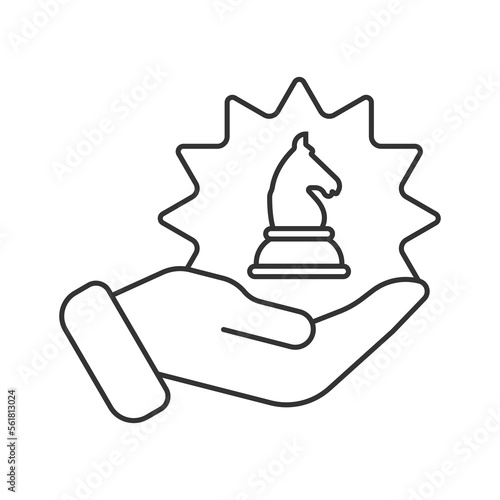 Branding vector icon. Line sign for mobile concept and web design. Symbol, logo illustration. Vector graphics