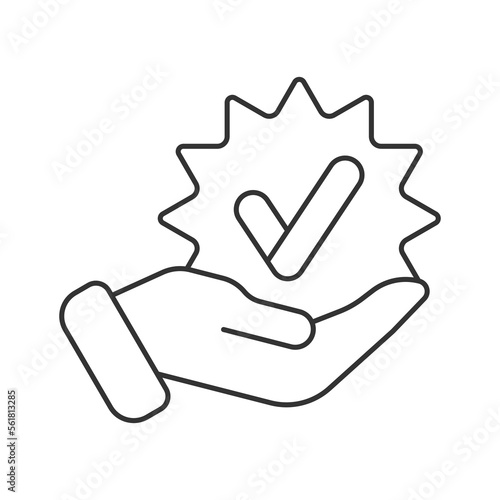 Branding vector icon. Line sign for mobile concept and web design. Symbol, logo illustration. Vector graphics
