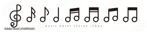 音符のベクターイラスト アイコンセット