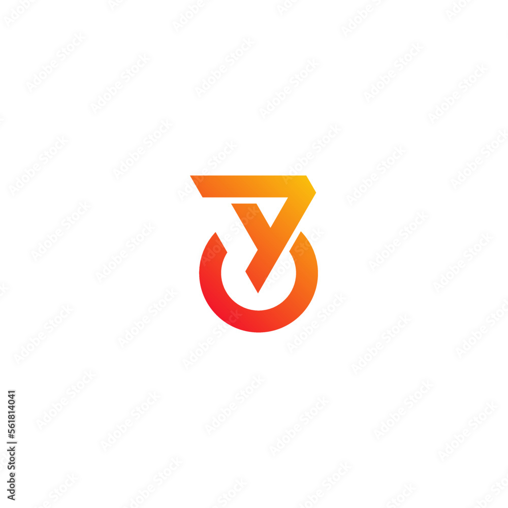 A3 combination of letter and number. Logo design. Stock Vector Adobe