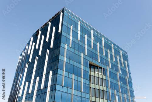 A beautiful blue building in Vancouver