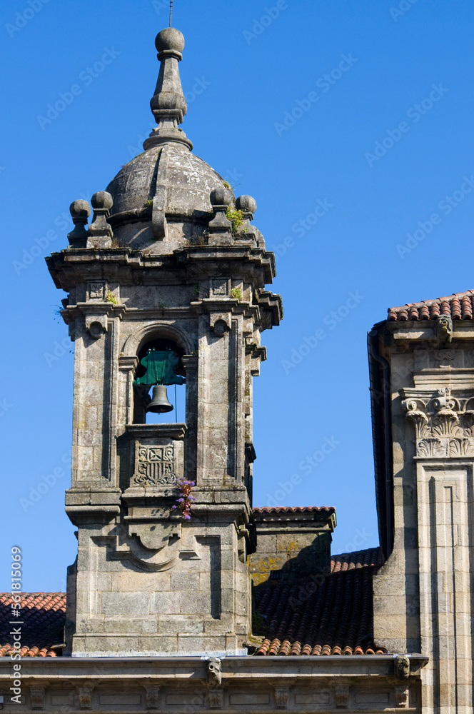 bell tower in Santiago de Compostela