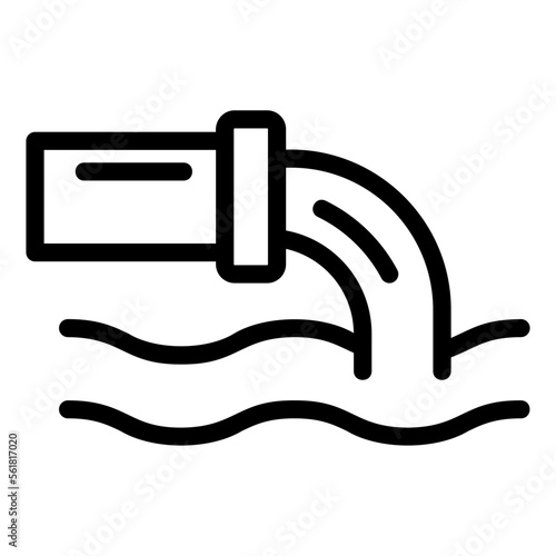 sewage line icon