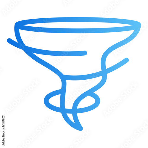 tornado gradient icon