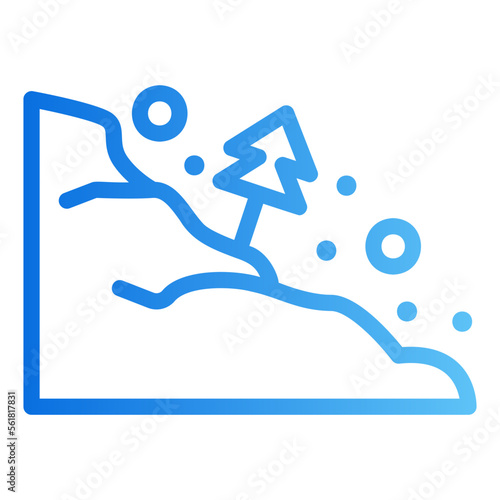 avalanche gradient icon