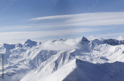Panorama of winter mountains © BSANI