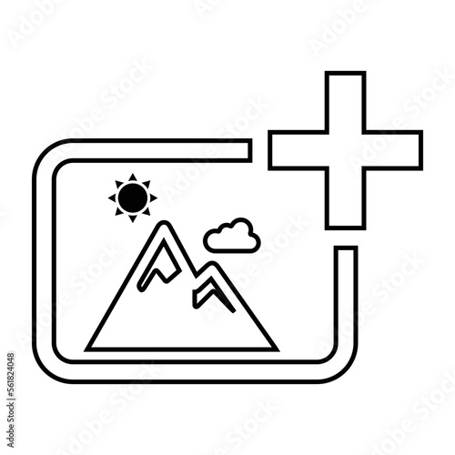 Crop, image, photo icon