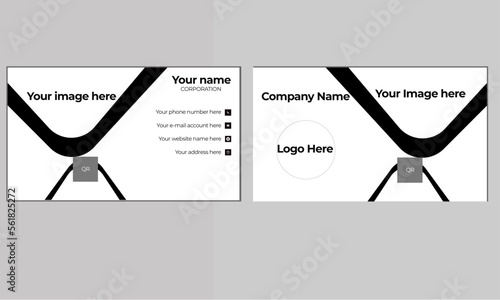 Awesome  black and white business card adjust image.And its too joss.