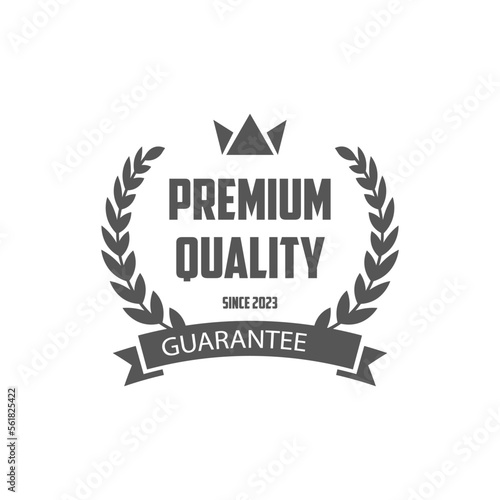 Premium quality laurel wreath logo or emblem