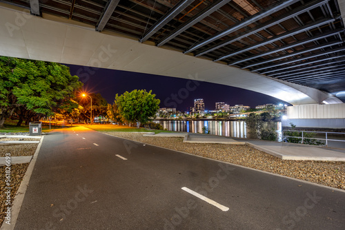 View from under the bridge in South Brisbane, Australia © Alexander