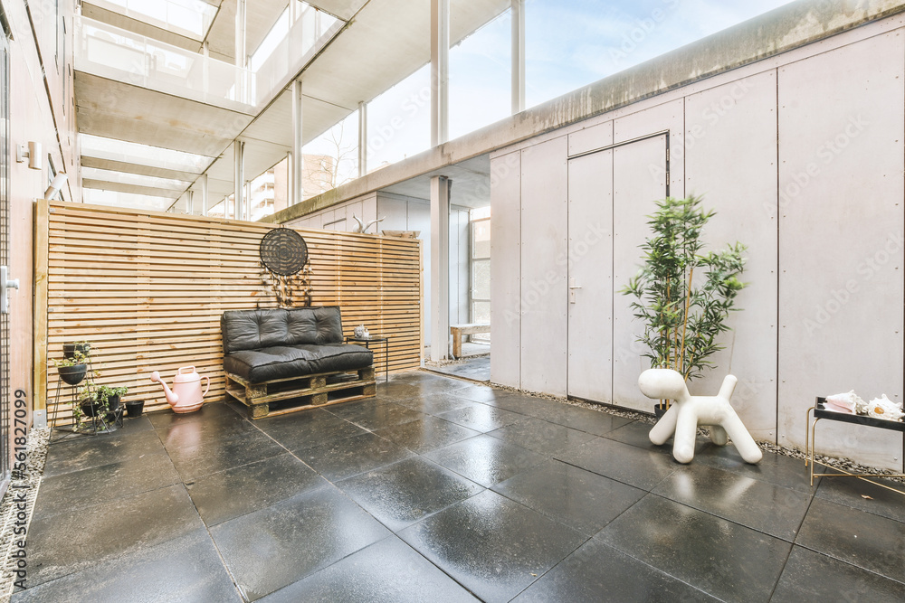 Image showcasing Courtyard of modern apartment building Stock Photo | Adobe Stock
