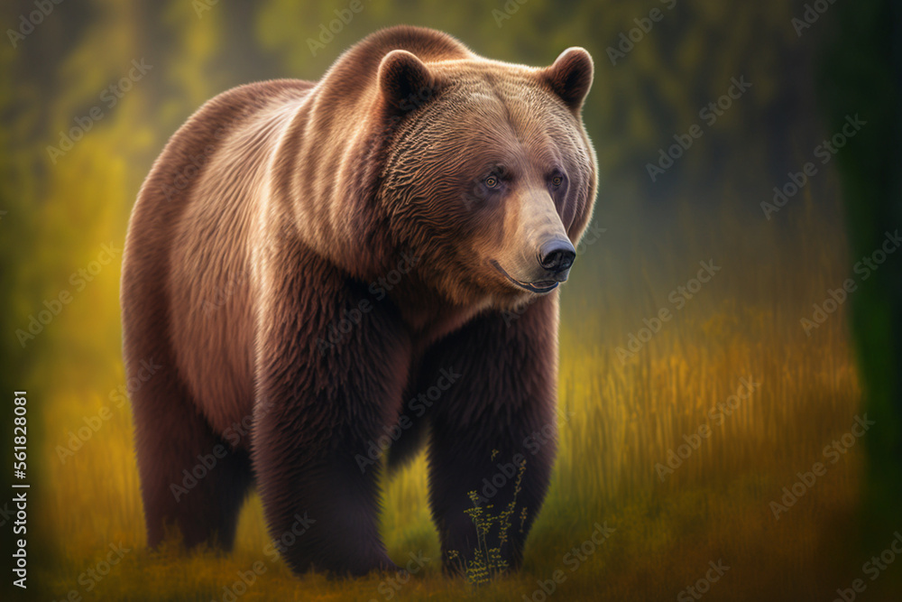 brown bear in nature made by generative ai brown bear in nature made by generative ai