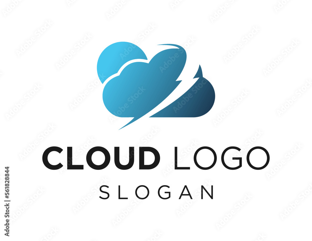 Logo design about Cloud on a white background. created using the CorelDraw application. Logo design about Cloud on a white background. created using the CorelDraw application.