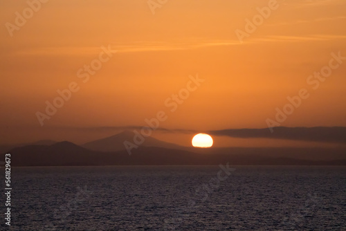 Sunrise over the Aegean Sea