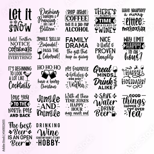 Holiday Coaster Tumbler Bundle and Christmas design.