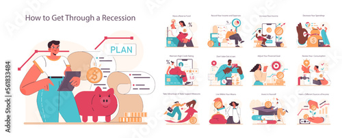How to get through a recession set. Risk management, effective tips