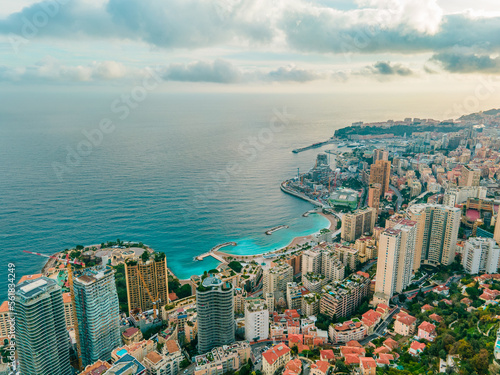 Monaco from Drone  Aerial Photography  Golden Hour