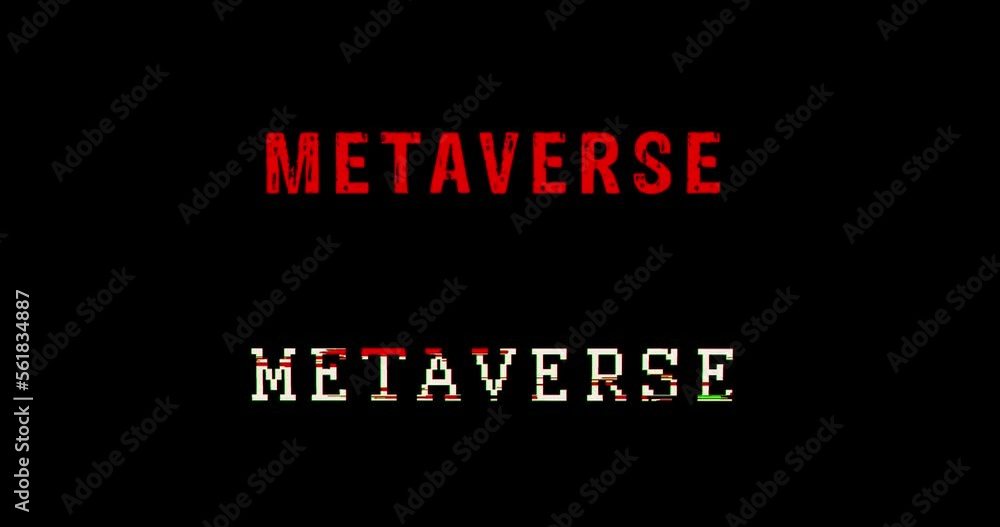 Metaverse with distorted and glitch effect seamless and loopable 3d rendering. Computer hacking, virus and security breach abstract concept. Noised retro tv style background. Metaverse with distorted and glitch effect seamless and loopable 3d rendering. Computer hacking, virus and security breach abstract concept. Noised retro tv style background.