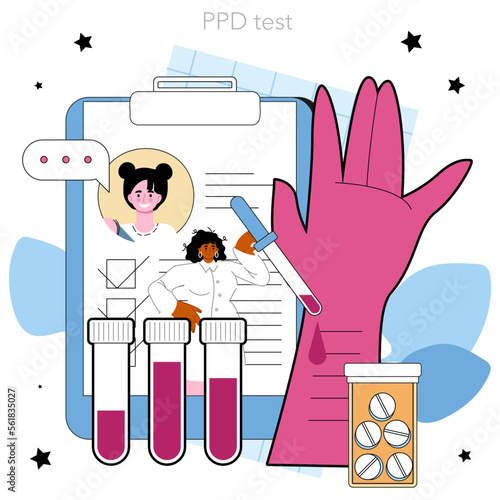Tuberculosis specialist. Human pulmonary system diseases diagnostic