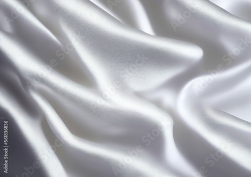 Satin Fabric with Ripple Effect Decorative Textile for Interior Design
