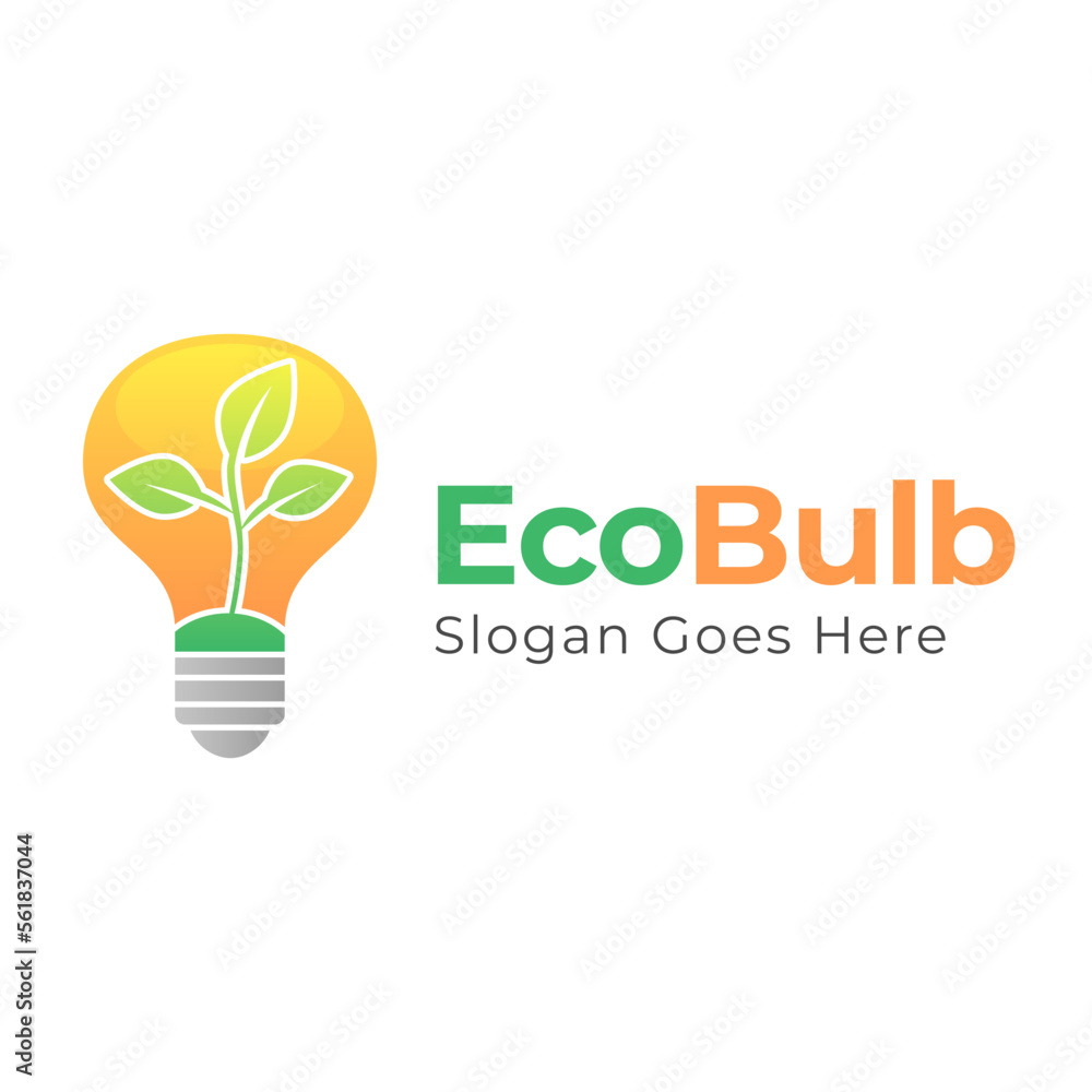 Leaf bulb eco Idea Logo design vector, Design Concept, Creative Symbol, Icon template Leaf bulb eco Idea Logo design vector, Design Concept, Creative Symbol, Icon template