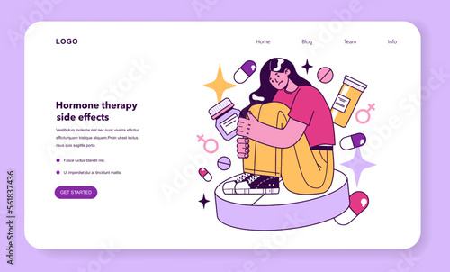 Hormone therapy side effects as a disadvantage of IVF web banner