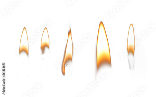 candle or match flame isolated transparent png