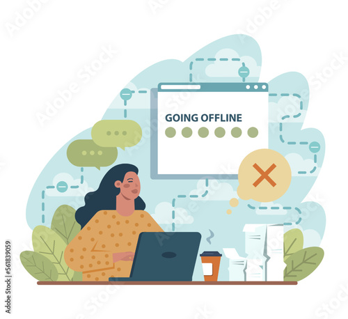 Going offline. Troubles with internet connection and disconnected device