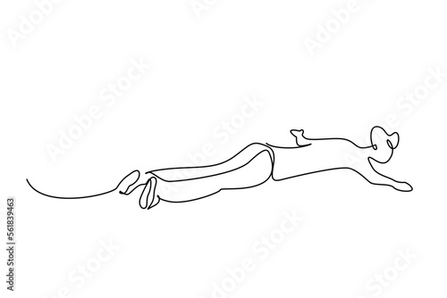 male adult falls to the ground mistake sick unhealthy line art