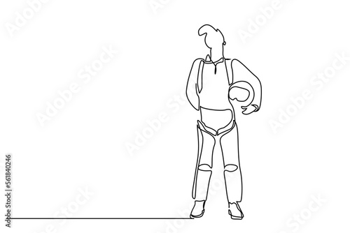 astronaut man standing full body pose