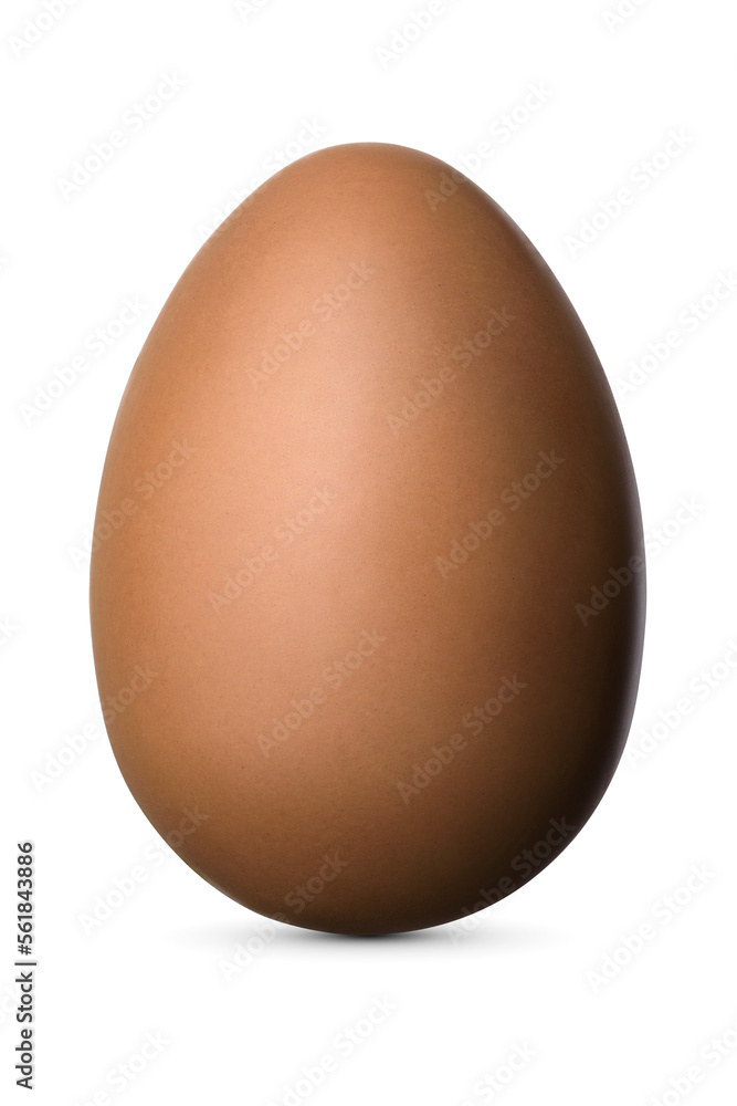 Chocolate Easter egg isolated on white. Chocolate Easter egg isolated on white.