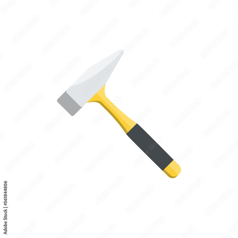 Yellow hammer on isolated background, Vector illustration. Yellow hammer on isolated background, Vector illustration.