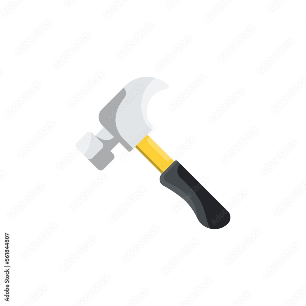 Yellow hammer on isolated background, Vector illustration. Yellow hammer on isolated background, Vector illustration.