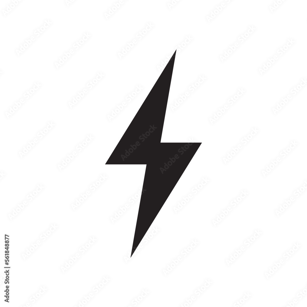 Lightning Icon, Thunder vector illustration Lightning Icon, Thunder vector illustration