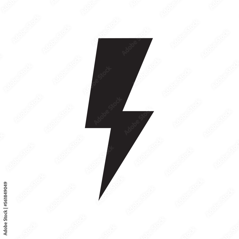 Lightning Icon, Thunder vector illustration Lightning Icon, Thunder vector illustration