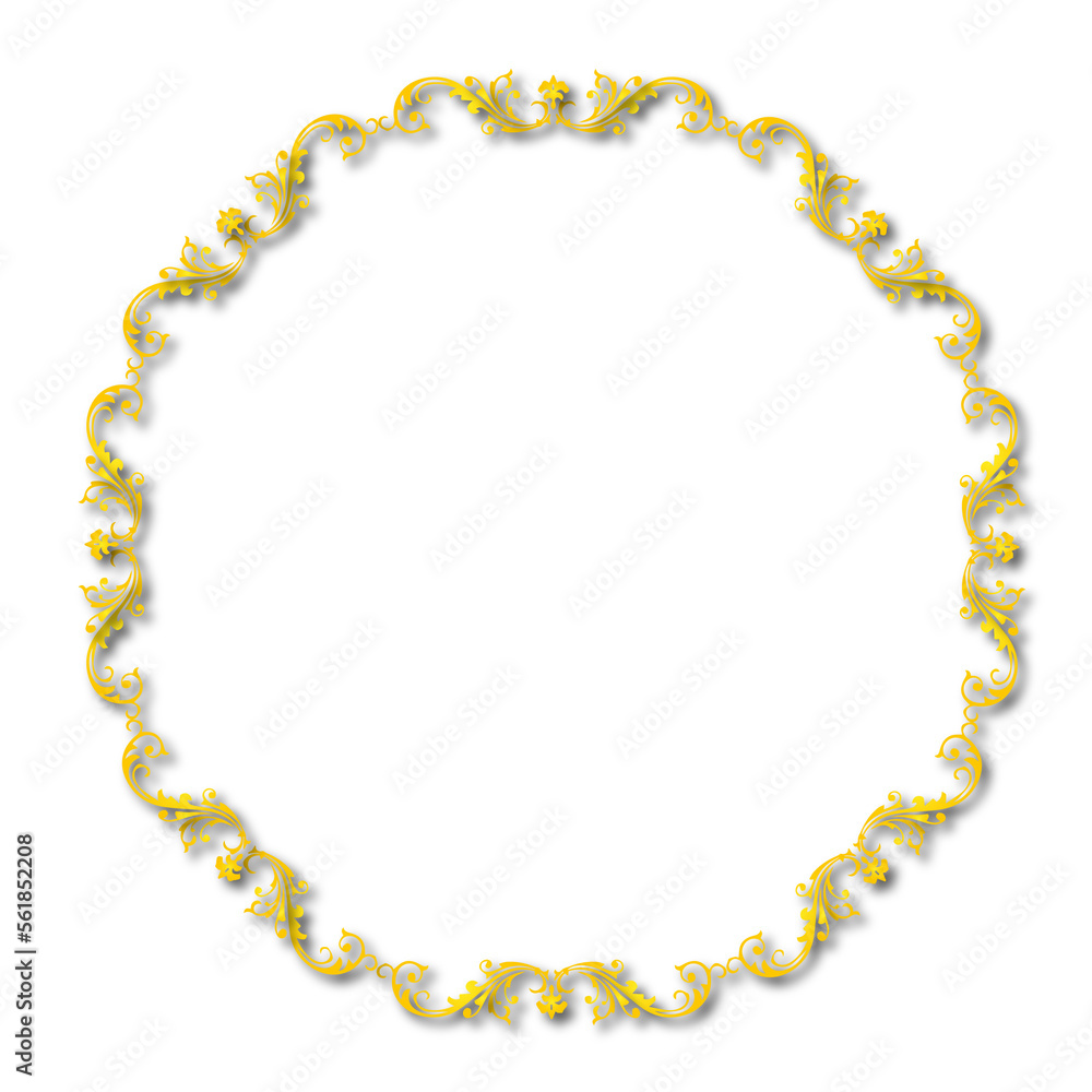 Obraz premium frames in vintage style with elements of ornament, art, pattern, background, texture