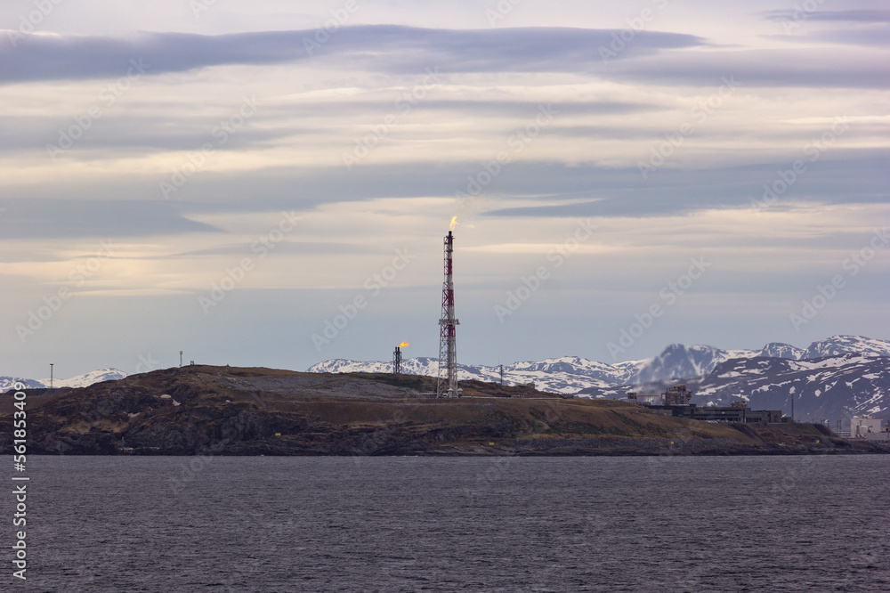 Natural gas production in Norway