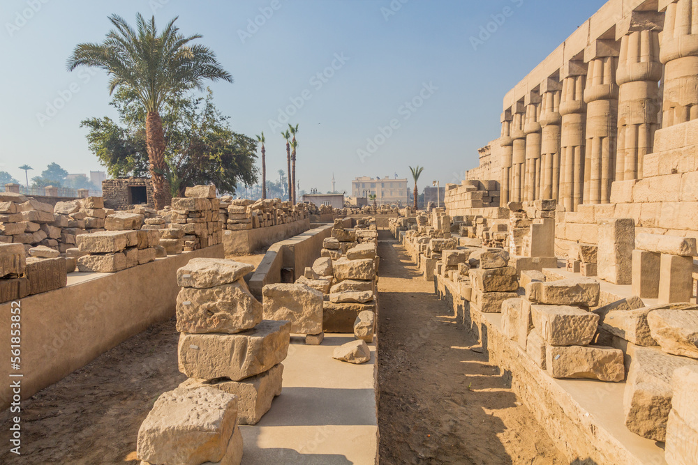Ruins of the Luxor temple, Egypt
