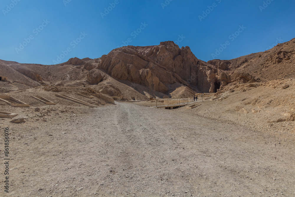 Valley of the Queens at the Theban Necropolis, Egypt Valley of the Queens at the Theban Necropolis, Egypt