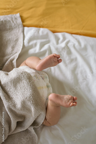 newborn baby's feet