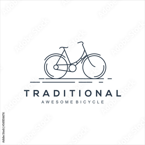 Traditional Cycle icon Silhouette