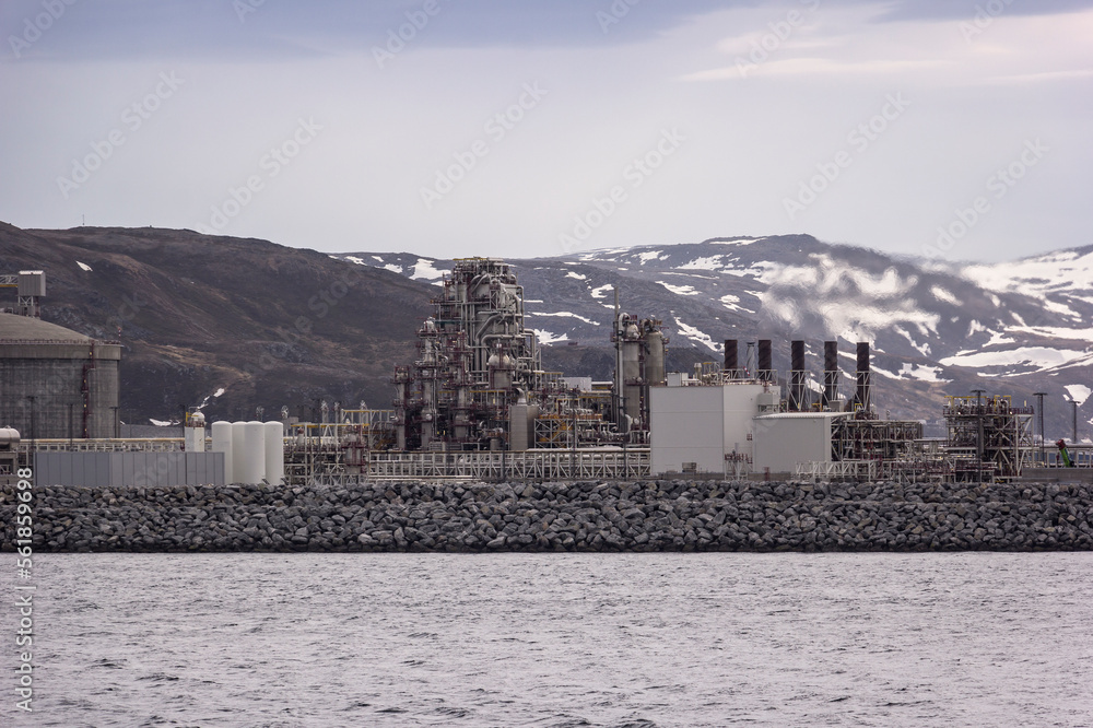 Natural gas production in Norway