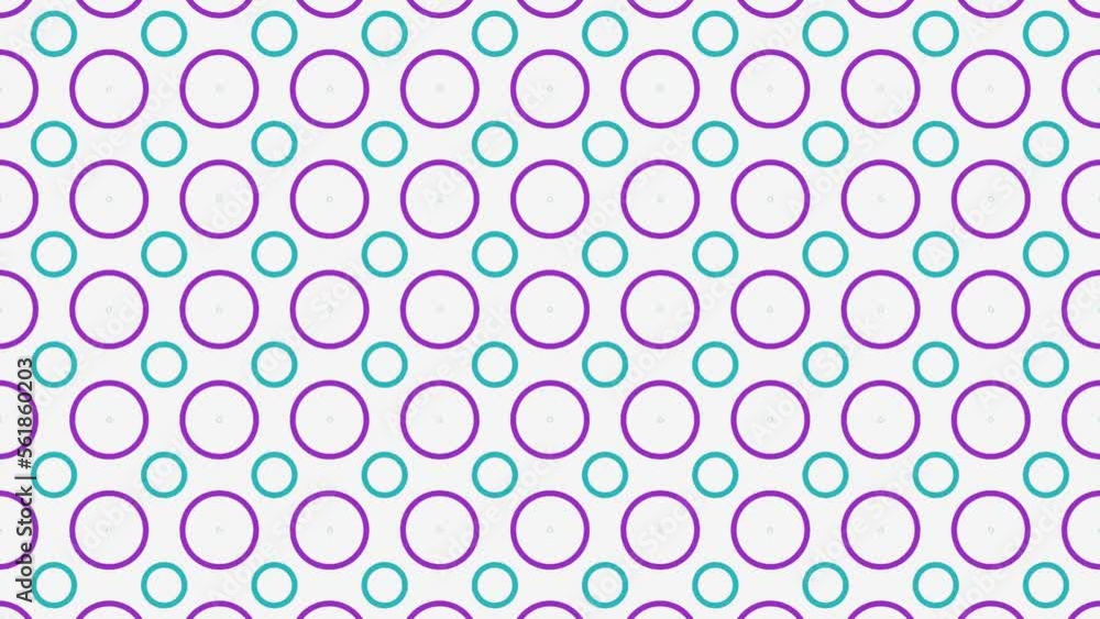 Animated Circles On A Flat Background Seamless Looping Animated Circles On A Flat Background Seamless Looping