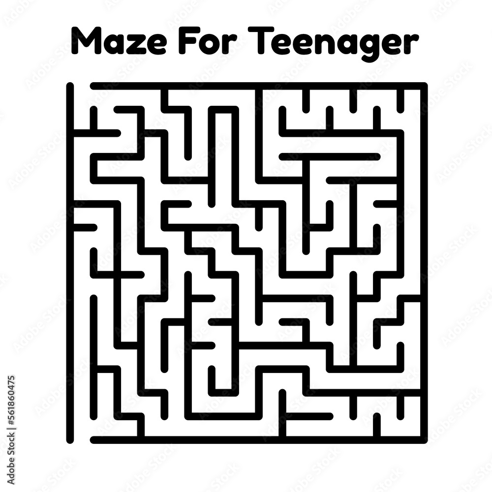 Maze For Teenager