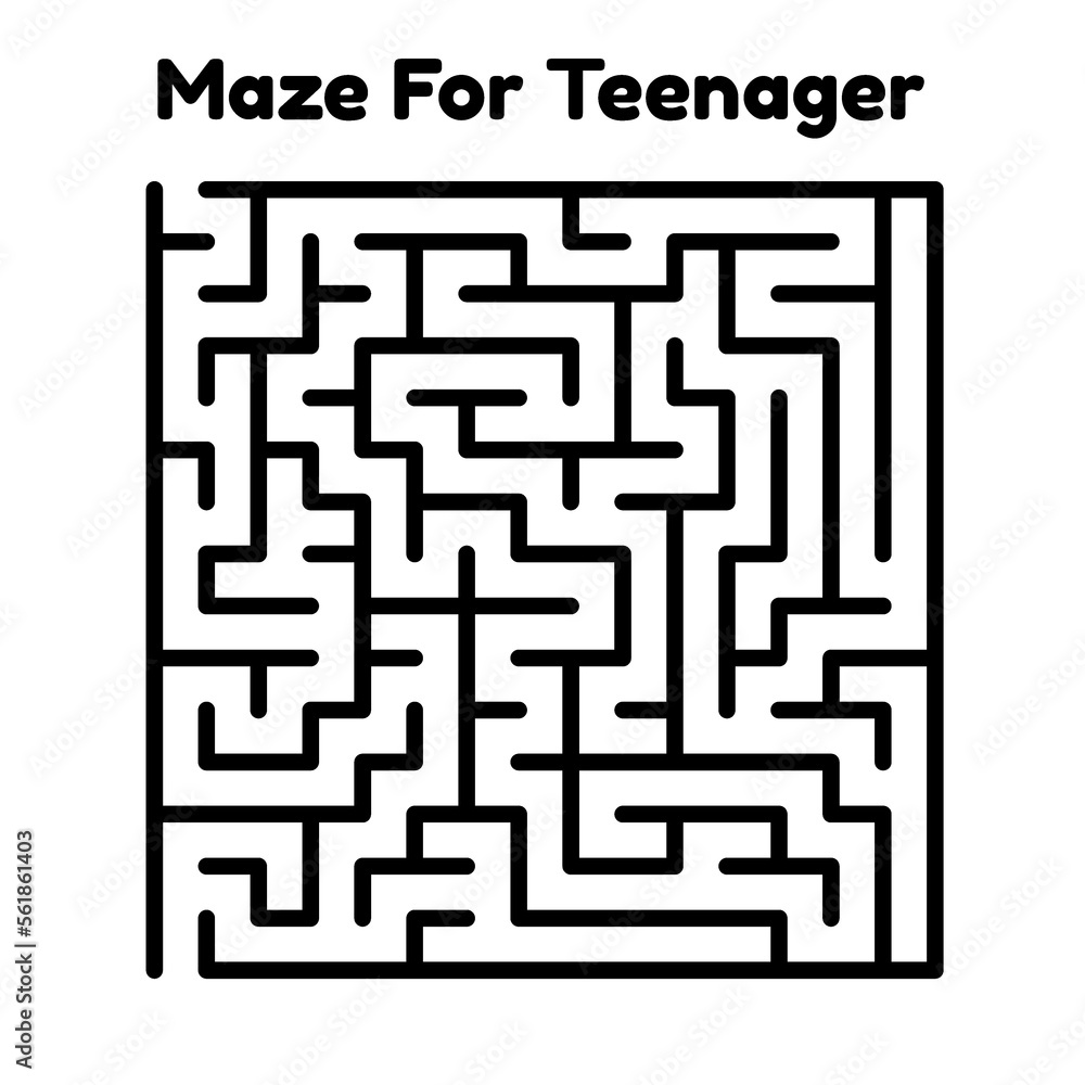 Maze For Teenager